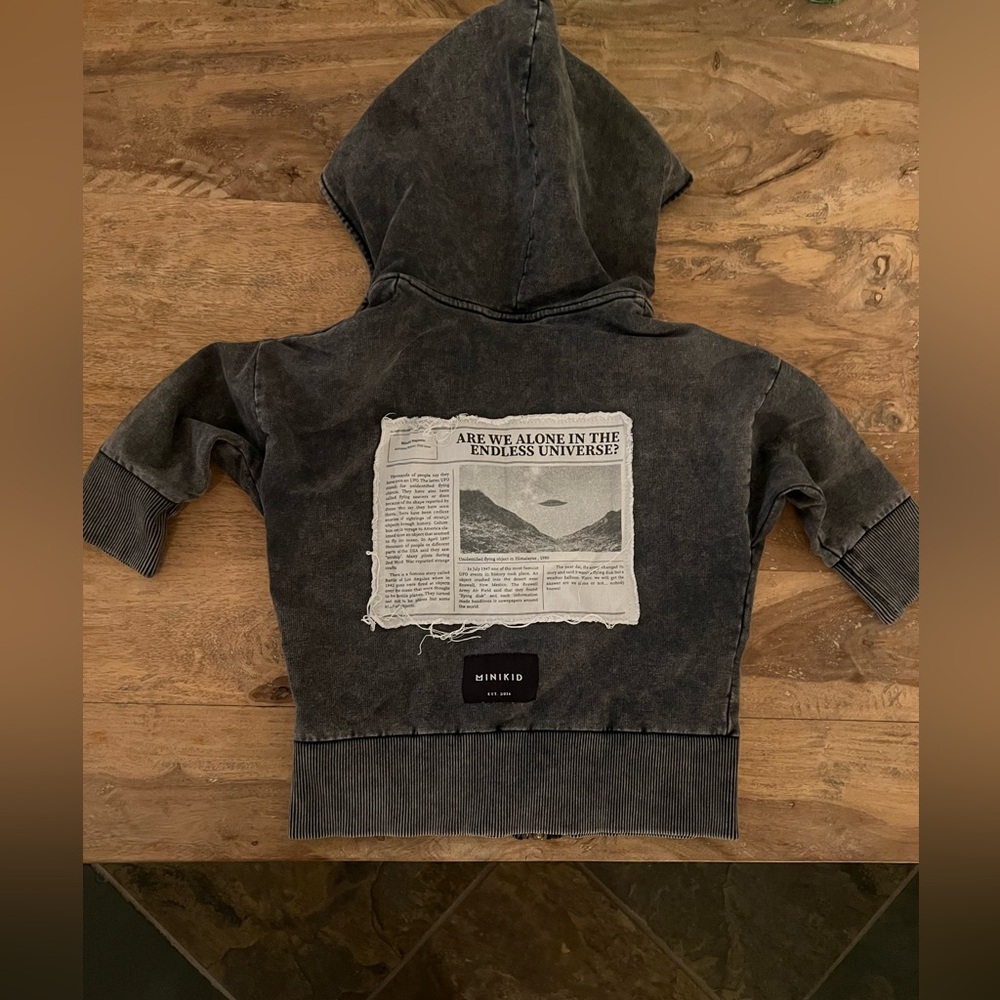 Minikid zip hoodie